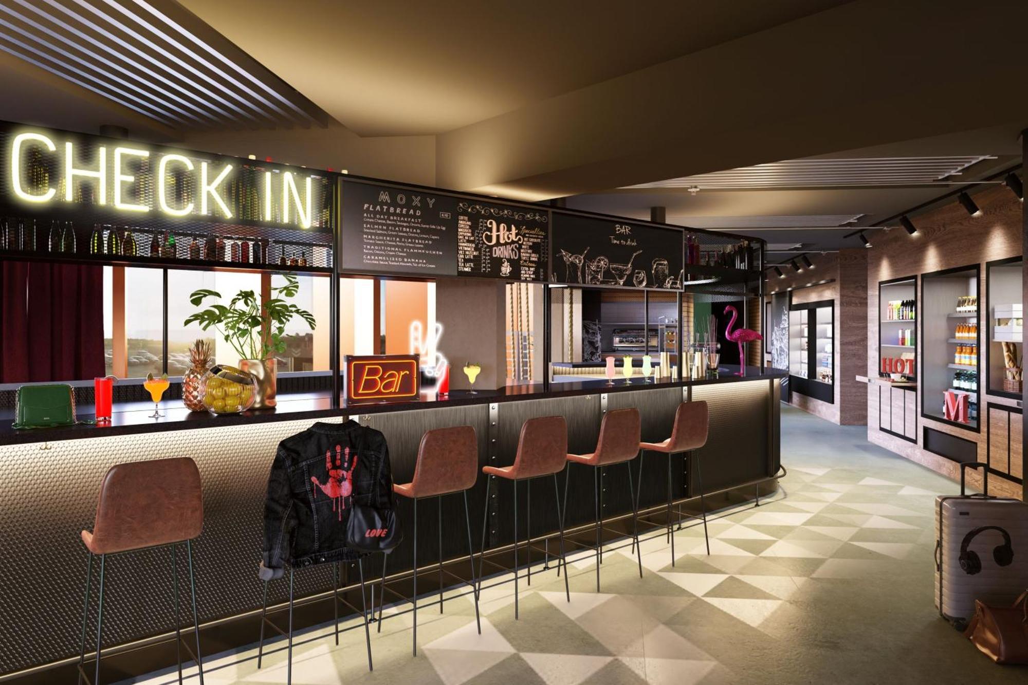 Hotel Moxy Luxembourg Airport à Niederanven Extérieur photo