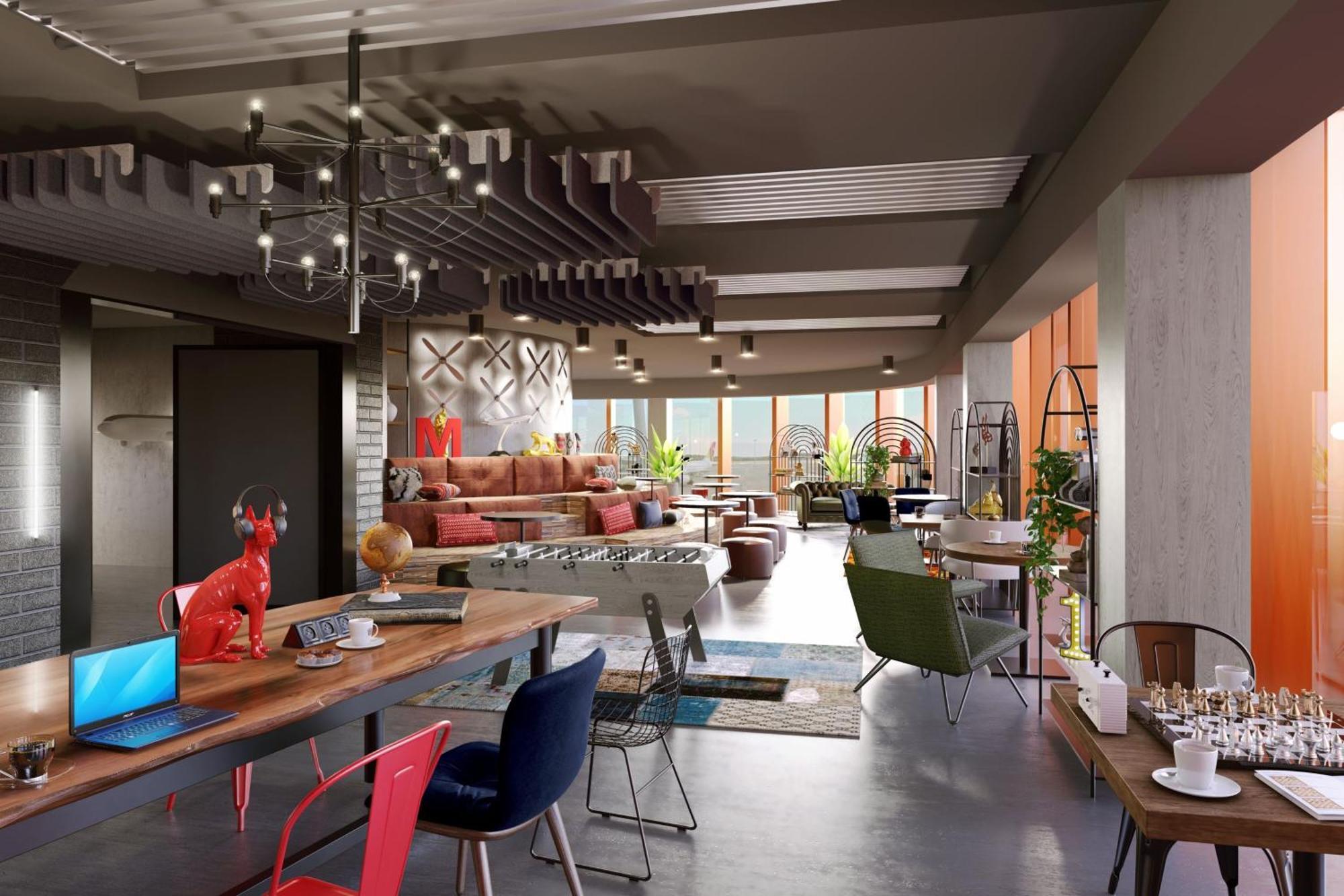 Hotel Moxy Luxembourg Airport à Niederanven Extérieur photo